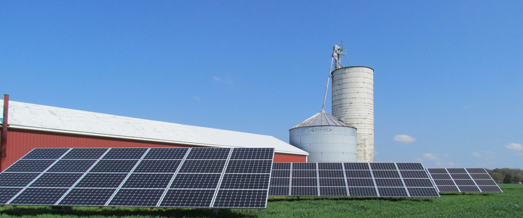 farm solar panels