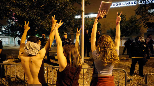 Violent Protests Break Out at Trump Campaign Rally in NM