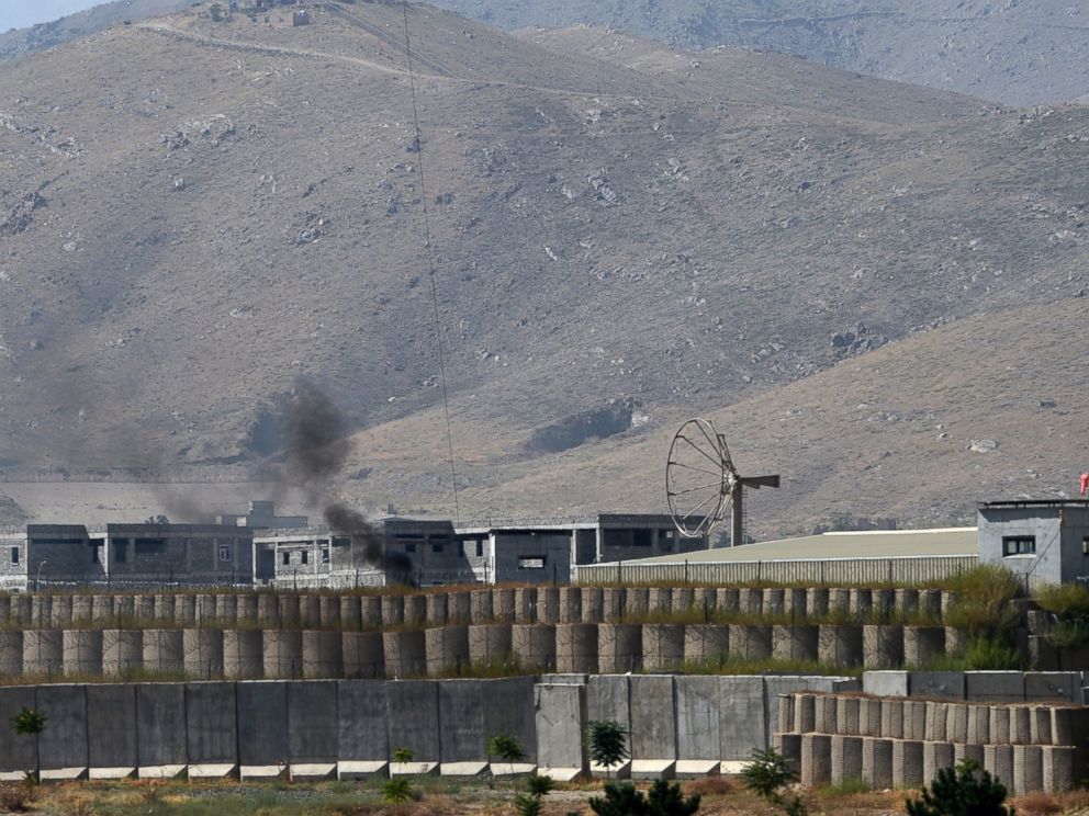 PHOTO: General view of a military academy base after an Afghan soldier opened fire on NATO troops inside the premises, on the outskirts of Kabul, Aug. 5, 2014. 