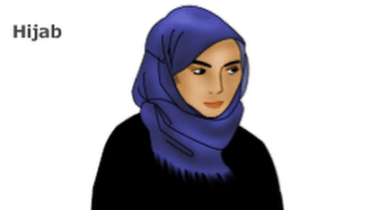 Woman wearing a Hijab