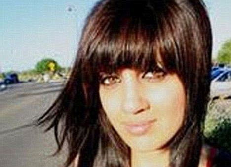 Dishonourable: Noor Almaleki, 20, was killed when her father ran over her in his Jeep Cherokee after she refused to marry the man he wanted 