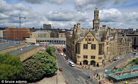 A general view of Bradford in Yorkshire