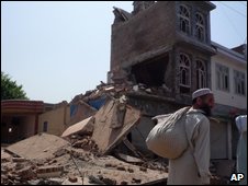 Damage in Mingora, 31 May, 2009