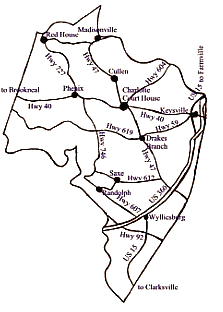 Map of Charlotte County