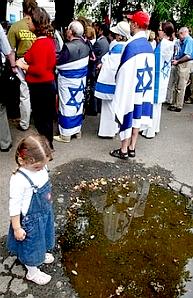 Pro-Israel demonstration in Warsaw