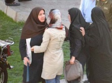 Iran -- women's rights demonstration, Tehran, 12Jun2006