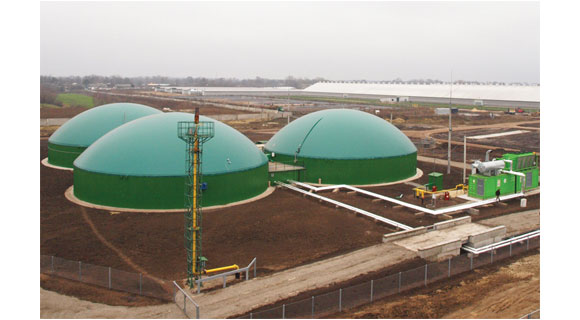 Landfill Gas Power Plant and Big Generator